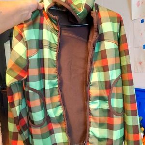 Burton plaid jacket size m